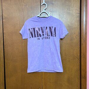 Nirvana Short Sleeve Graphic Tee, "In Utero" - NWOT
